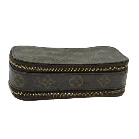 LOUIS VUITTON Monogram Trousse Brush PM Cosmetic Pouch M47510 LV Auth 68712 - Picture 1 of 16